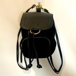 Cute mini black backpack